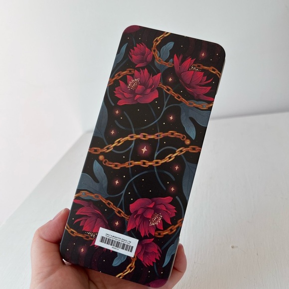 Only a Monster Fairyloot Floral Fox Design Pencil Case - Black and Pink - Picture 5 of 5